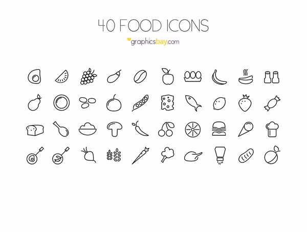 40-Food-Icons