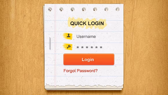stacked-paper-login-form-psd