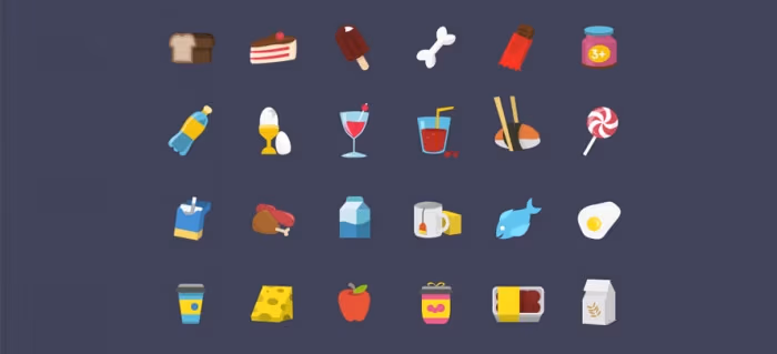 Free-Set-Colorful-Ficons-Icons-42+