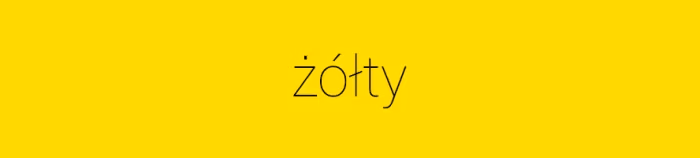 znaczenie-kolorow-żółty