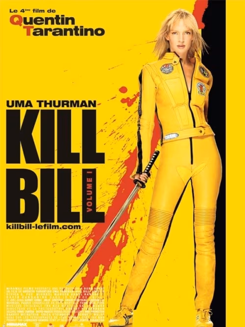 Nasycony żółty, to także kolor, jaki kojarzy się nam z filmem Kill Bill
