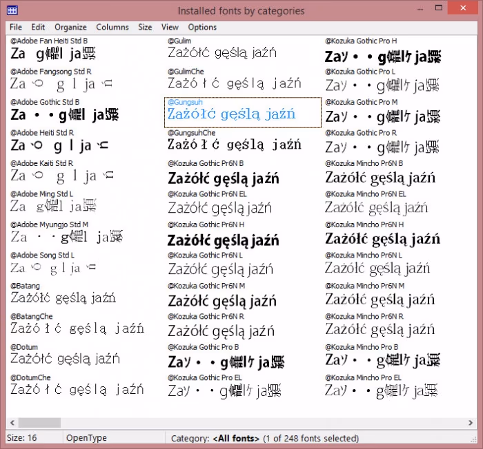AMP-Font-Viewer