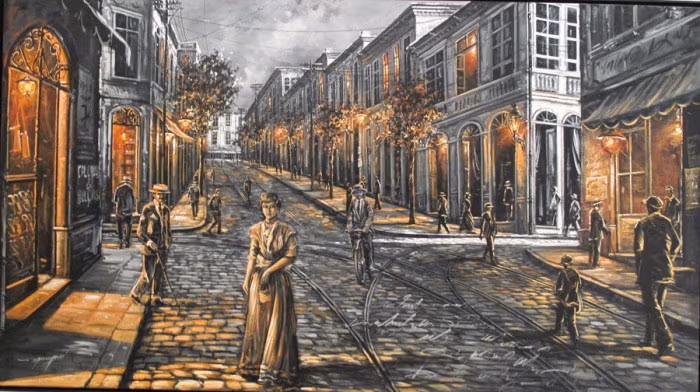 Rua de Sao Joao 100x180cm