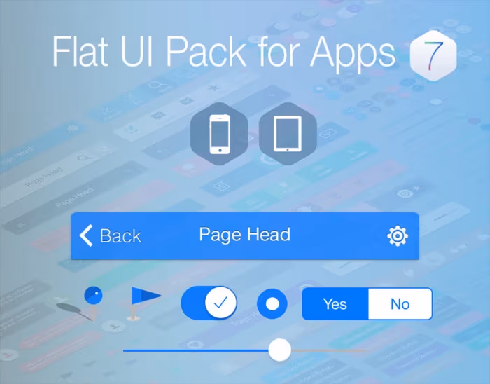 Flat-UI-Pack-for-iOS-7-Apps