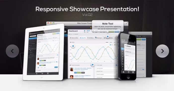Responsive-Showcase-Psd