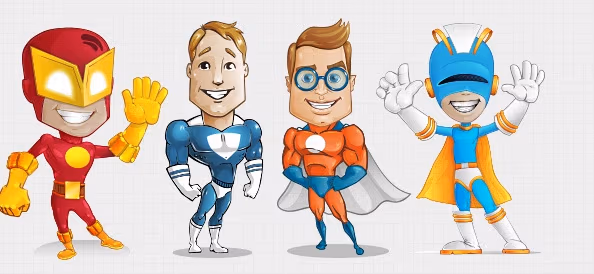 Superhero-Vector-Character-Set-1