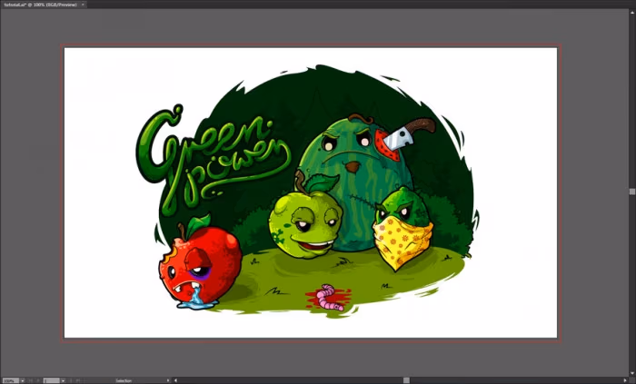 Tworzymy wektorową ilustrację w programie Illustrator (6)