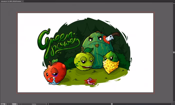 Tworzymy wektorową ilustrację w programie Illustrator (7)