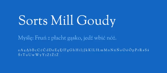 Sorts-Mill-Goudy-materialy-Darmowe-fonty-z-polskimi-znakami