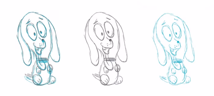 Porównanie rysunku z kartki z wynikiem pracy Wacom Inkling (2)