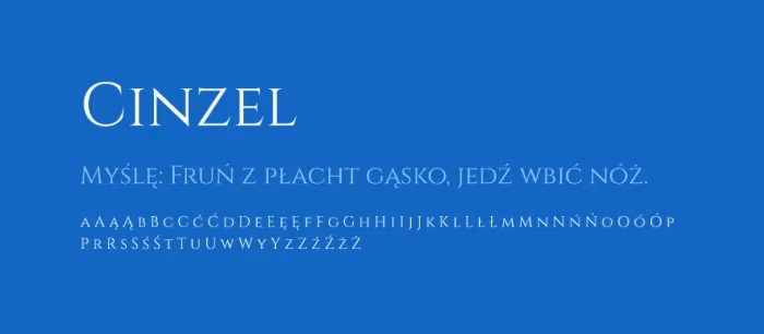 04 Cinzel
