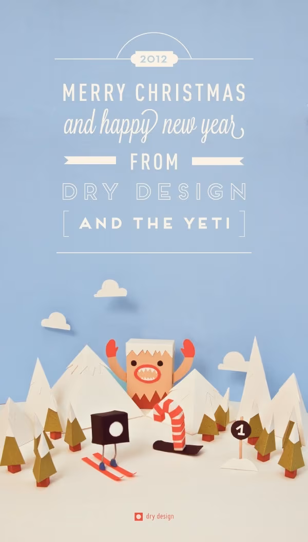 Christmas with the Yeti © Dry Design