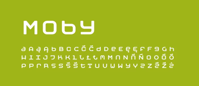 01 Moby Darmowe fonty z polskimi znakami