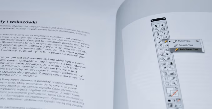 Pasek boczny programu Adobe Illustrator