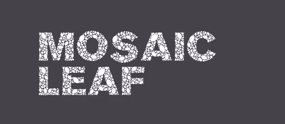 13 Mosaic-leaf