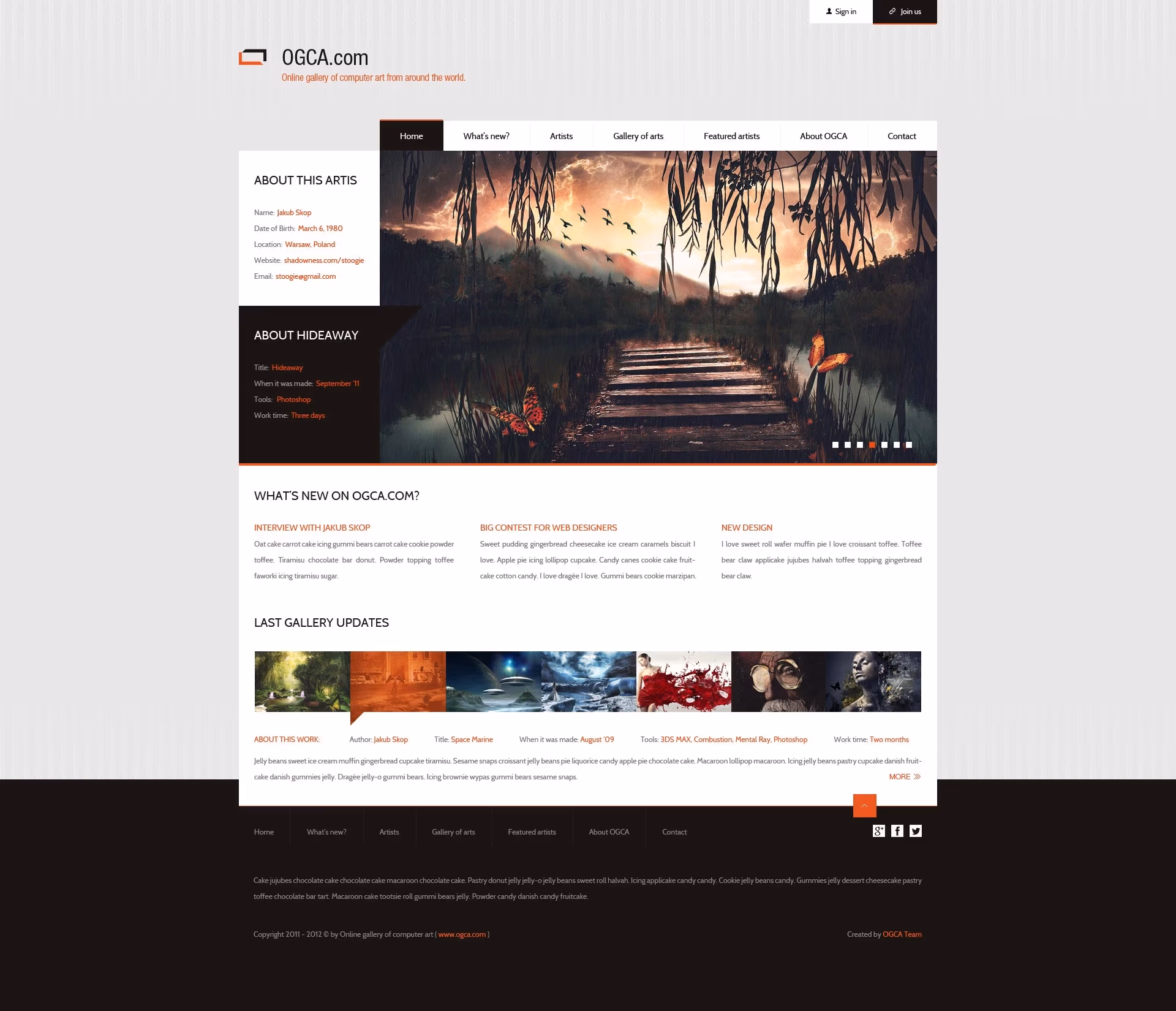 20 Tutorial webdesign, Efekt koncowy