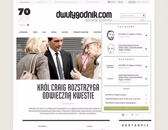 01 Internetowy magazyn kulturalny dwutygodnik.com