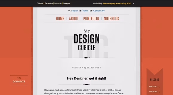 thedesigncubicle.com teraz