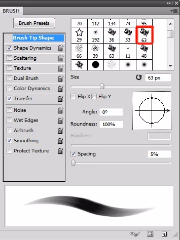 01 Ustawienia pedzla Photoshop Tworzenie ilustracji na potrzeby gry karcianej