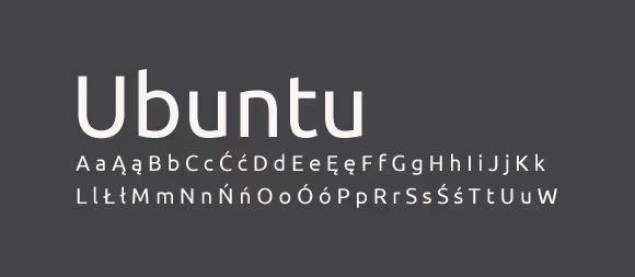10 Darmowe fonty z polskimi znakami Ubuntu