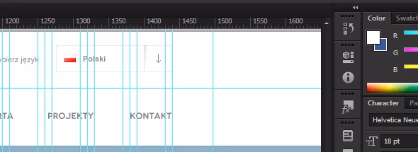 Praca nad projektem strony