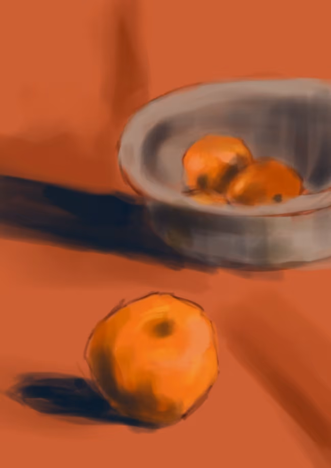 05 Martwa natura, czyli jak malowac pomarancze, speedpainting