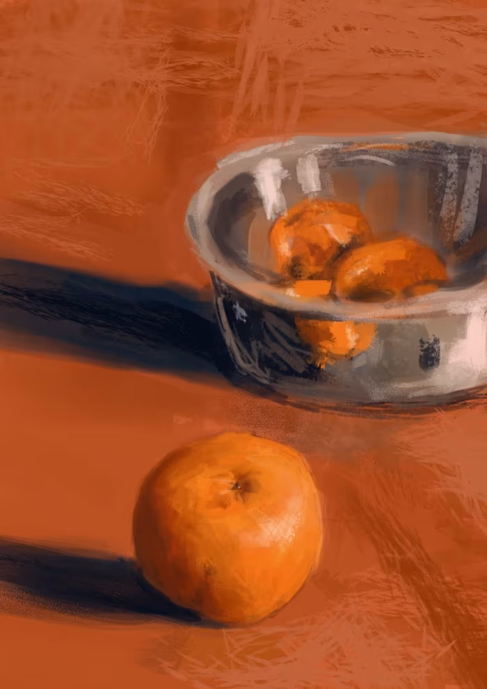 09 Martwa natura, czyli jak malowac pomarancze, speedpainting